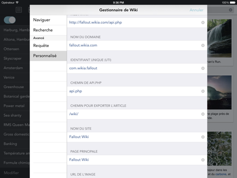wikipanion plus pour ipad iPad Captures Décran 3