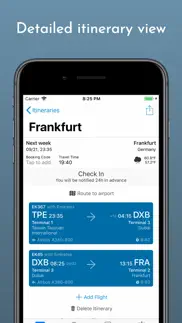 boarding pass - flight checkin iPhone Captures Décran 3