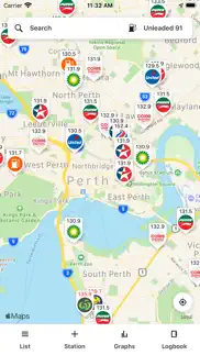 fuel map australia iphone capturas de pantalla 1