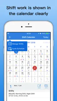 shift calendar - schedule iphone images 1