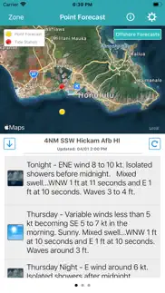 noaa marine forecast & weather iphone images 1