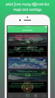 auroracast - aurora forecast iphone resimleri 4