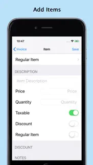 easy invoice pro - pdf export iphone images 3