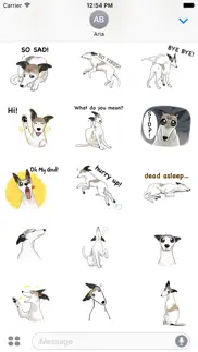 cute whippet dog sticker iphone images 3