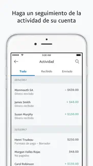 paypal para empresas iphone capturas de pantalla 2