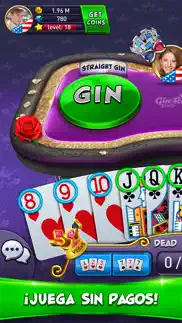 gin rummy plus - fun card game iphone capturas de pantalla 1