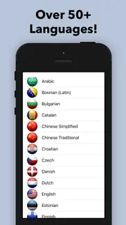 language translator -translate iPhone Captures Décran 3