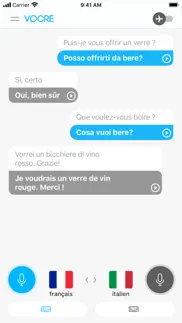 traduire la voix et le texte iPhone Captures Décran 2