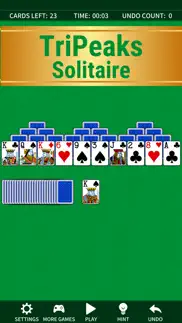 tripeaks solitaire classic. iphone images 1