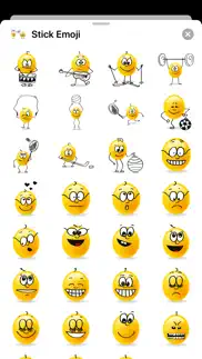 stick emoji smiley stickers iphone capturas de pantalla 2