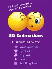 3d animations + emoji icons ipad capturas de pantalla 1