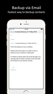 contacts backup - one tap iphone images 2