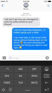type nine - t9 keyboard iphone resimleri 1