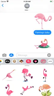 flamingo birdy stickers iphone images 1