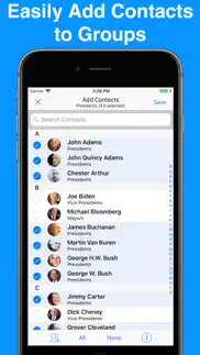 a2z contacts - group text app iphone images 4