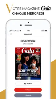 gala - le magazine iPhone Captures Décran 2