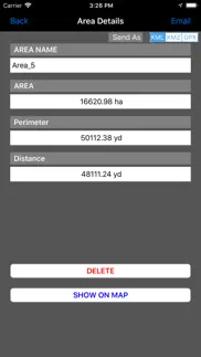 area distance measuring tool iphone images 4