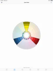 color wheel - basic schemes iPad Captures Décran 3