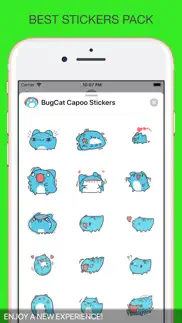bugcat capoo stickers iphone images 3