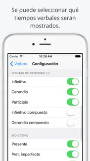 10.000 verbos en español iphone resimleri 3