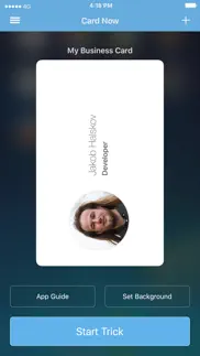 card now - magic business iPhone Captures Décran 1