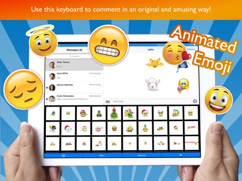 animierte emoji-tastatur pro ipad bildschirmfoto 2