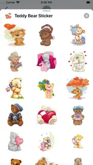 teddy bear sticker iphone images 4