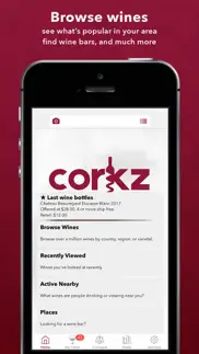corkz: wine reviews and cellar iphone images 1