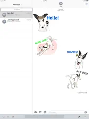cute whippet dog sticker ipad images 1