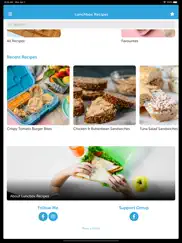 lunchbox recipes ipad capturas de pantalla 2