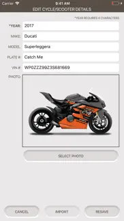 motorcycle maintenance log iphone images 3
