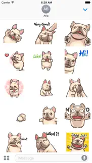 animated funny french bulldog iphone images 2