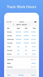 hours tracker: time calculator iphone images 1