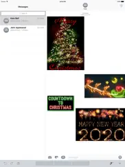merry christmas neon sticker ipad images 1