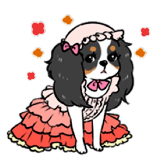 Adorable Cavalier Dog Sticker app reviews download