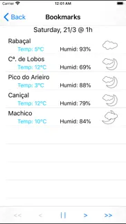 madeira weather iPhone Captures Décran 3