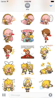 miku and team hd sticker iphone images 4