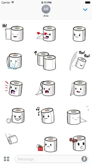 animated toilet paper sticker iphone images 1