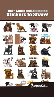 pit bull dogs emoji stickers iphone images 2