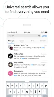 kore.ai - messaging and bots iphone capturas de pantalla 2
