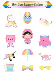 rainbow animal stickers ipad images 1