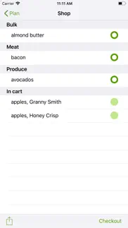 quantified groceries iphone resimleri 3