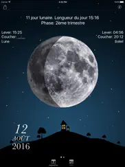 phases de la lune calendrier iPad Captures Décran 1