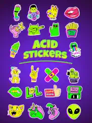 acid stickers: trippy fun ipad images 1