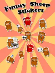 funny sheep stickers ipad images 1