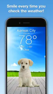 weather puppy forecast + radar iphone images 1