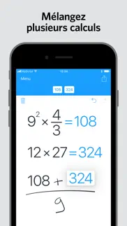 myscript calculator iPhone Captures Décran 4
