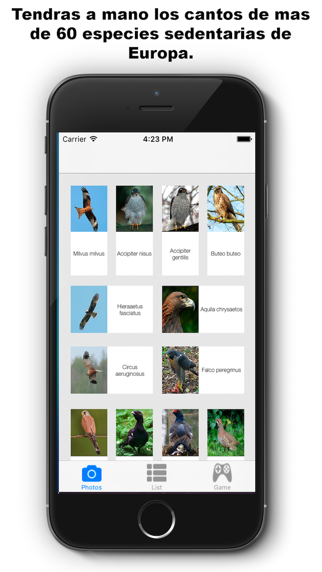 cantos de aves iphone capturas de pantalla 1
