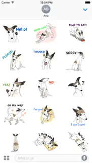 cute whippet dog sticker iphone images 2