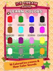 learning colors ice cream shop ipad images 1